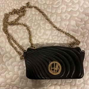 Henri Bendel purse leather black